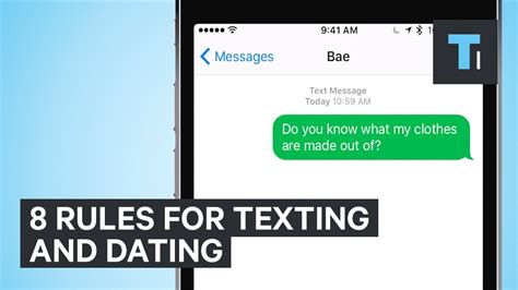 texting someone youre dating